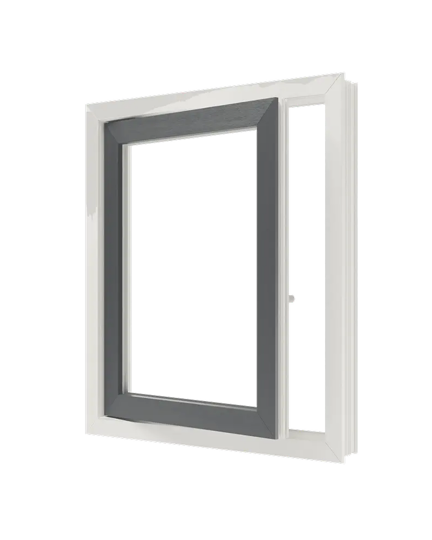 Kunststof kozijn draairaam