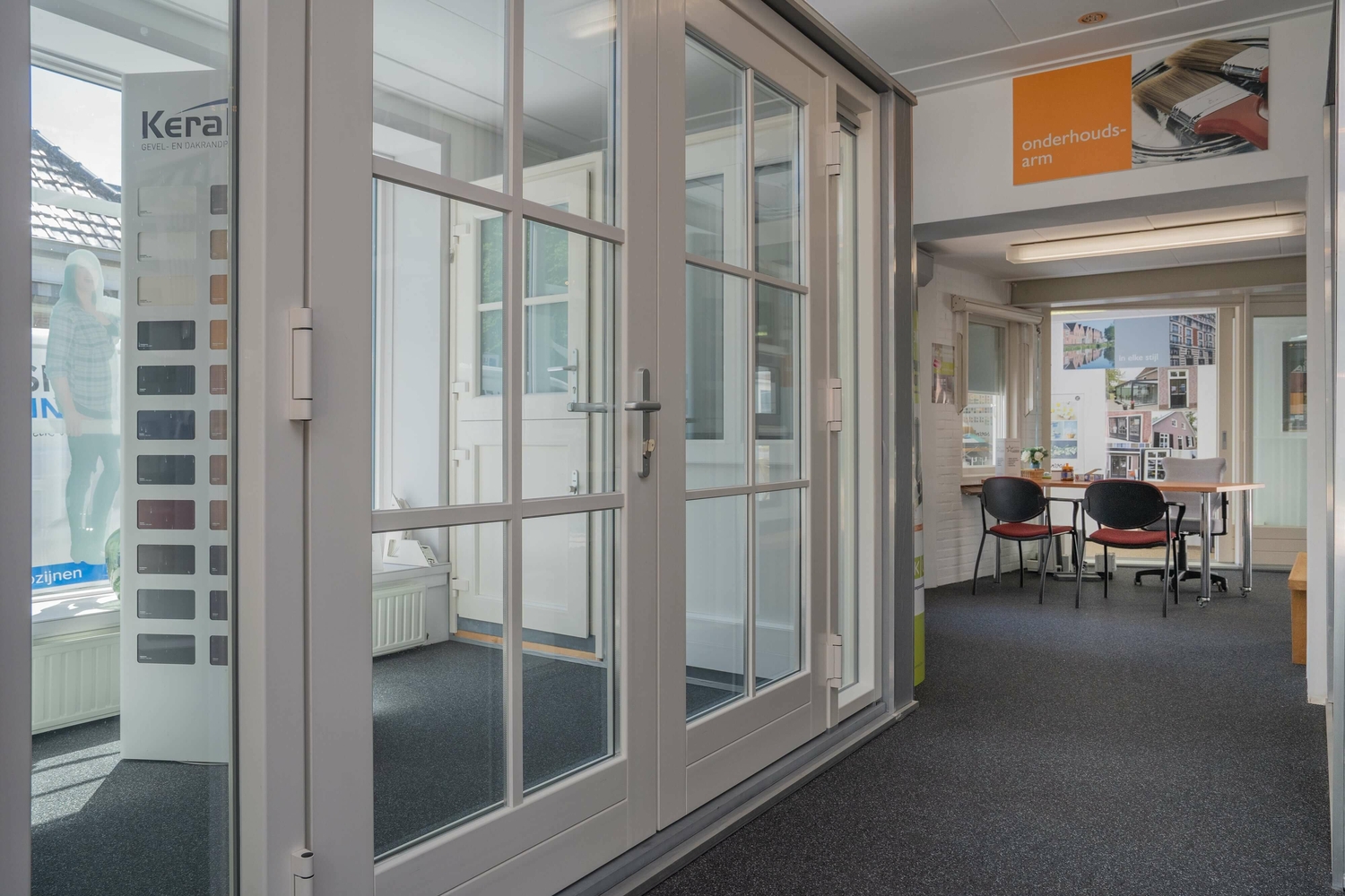 Showroom openslaande tuindeuren kozijnen